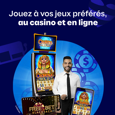 Jeux offerts en ligne et en casino, promotion en ligne de Loto-Québec, lotoquebec.com