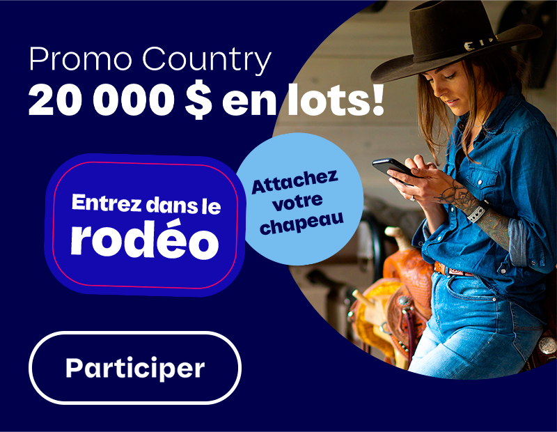 Country, promotion en ligne de Loto-Québec, lotoquebec.com