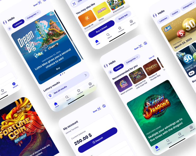 Play the lottery and casino games on the go