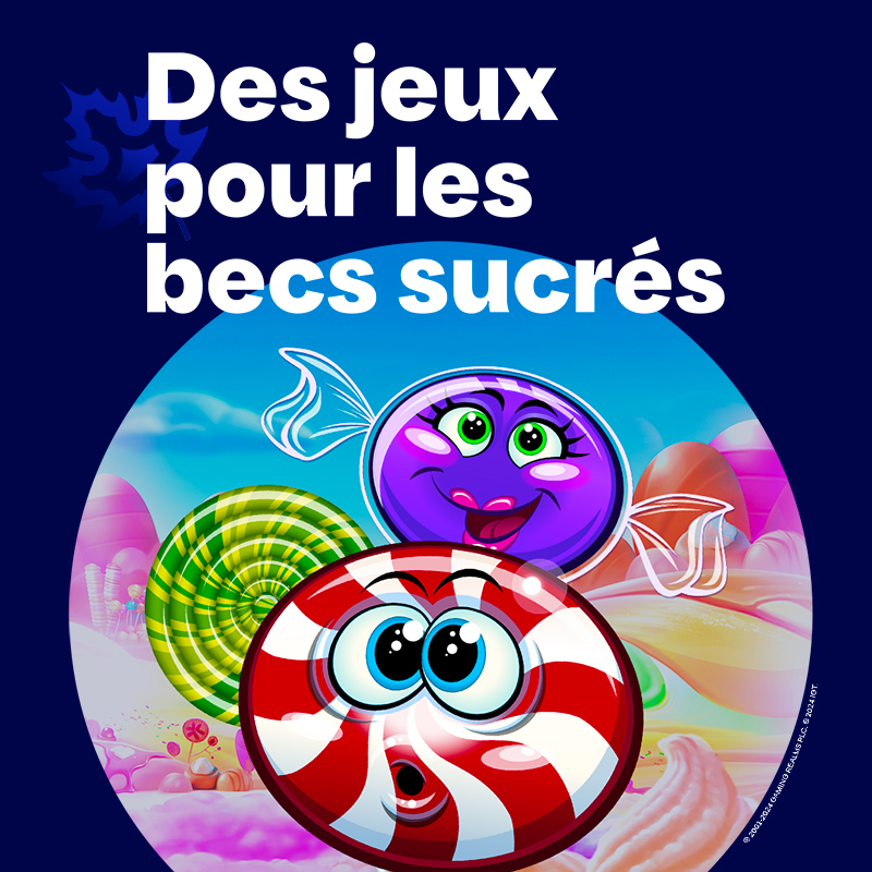 Jeux pour les becs sucrés, jeux en ligne de Loto-Québec, lotoquebec.com