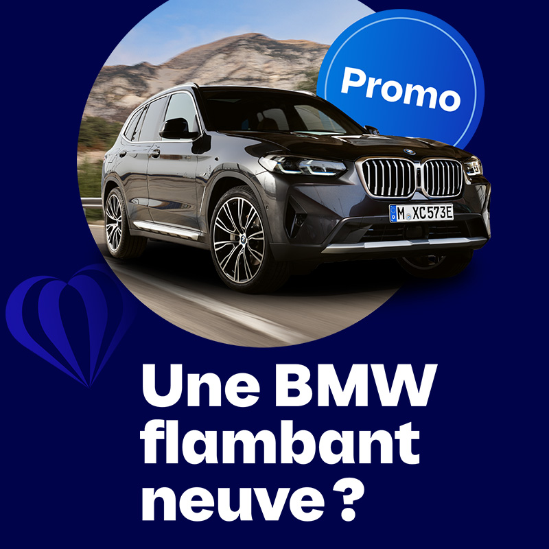 Roulez en BMW, promotion en ligne de Loto-Québec, lotoquebec.com