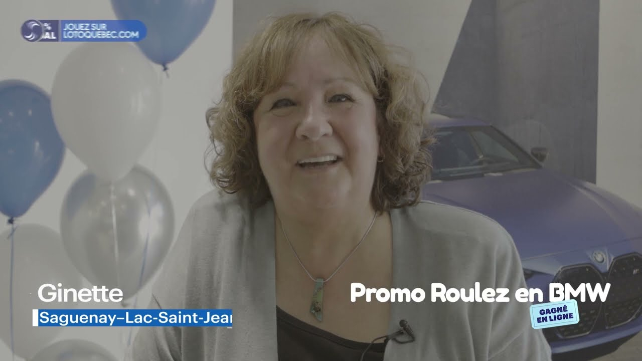 Roulez en BMW, promotion en ligne de Loto-Québec, lotoquebec.com