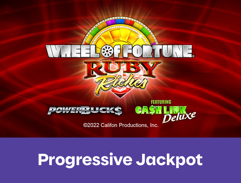 Play the Powerbucks Wheel of Fortune Ruby Riches online slot on lotoquebec.com