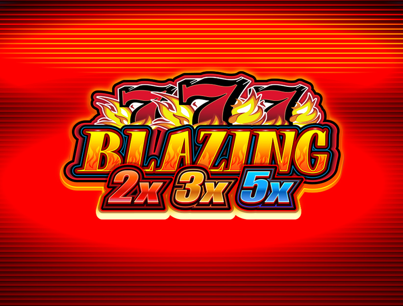 Play the Blazing 777 2x3x5x online slot on lotoquebec.com