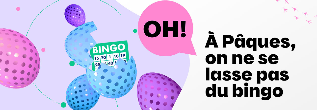 À Pâques, on ne se lasse pas du bingo, offre spéciale en ligne de Loto-Québec, lotoquebec.com