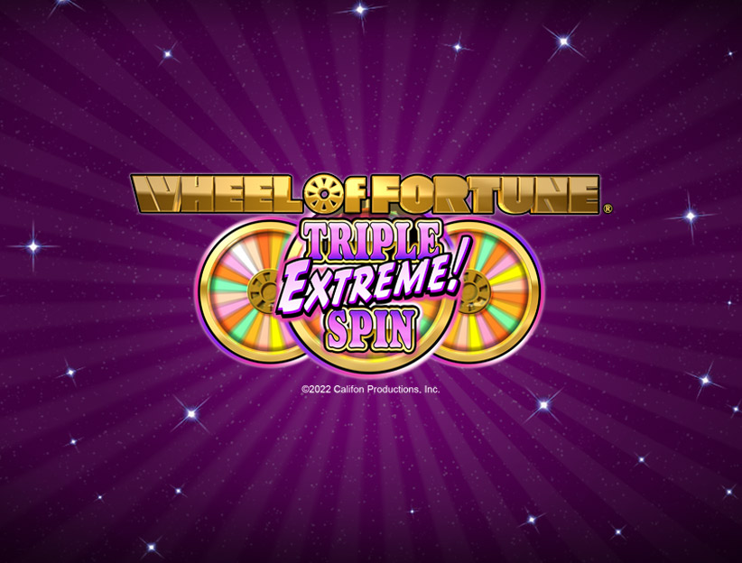 Jouer à la machine à sous en ligne Wheel of Fortune Triple Extreme Spin sur lotoquebec.com