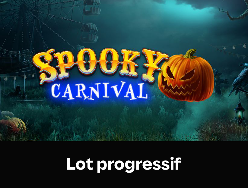 Jouer à la machine à sous en ligne Spooky Carnival sur lotoquebec.com