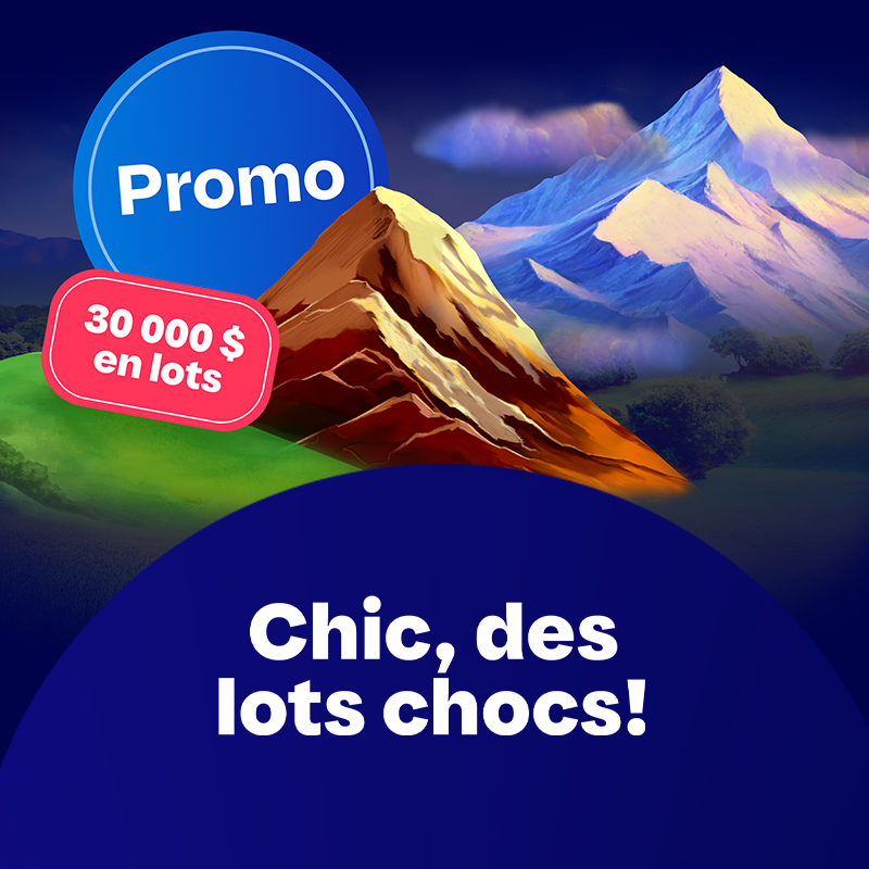 Une escalade de lots, promotion en ligne de Loto-Québec, lotoquebec.com