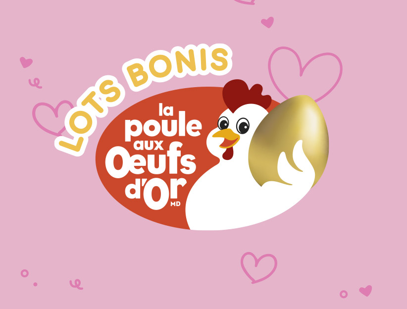 Play the La Poule aux œufs d’or instant game online on lotoquebec.com