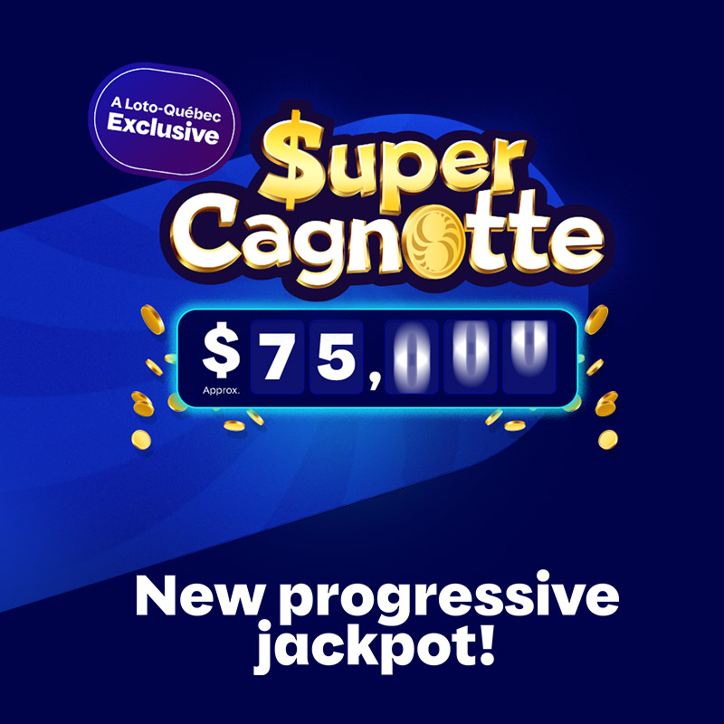 New progressive jackpot!, Loto-Québec online slots, lotoquebec.com