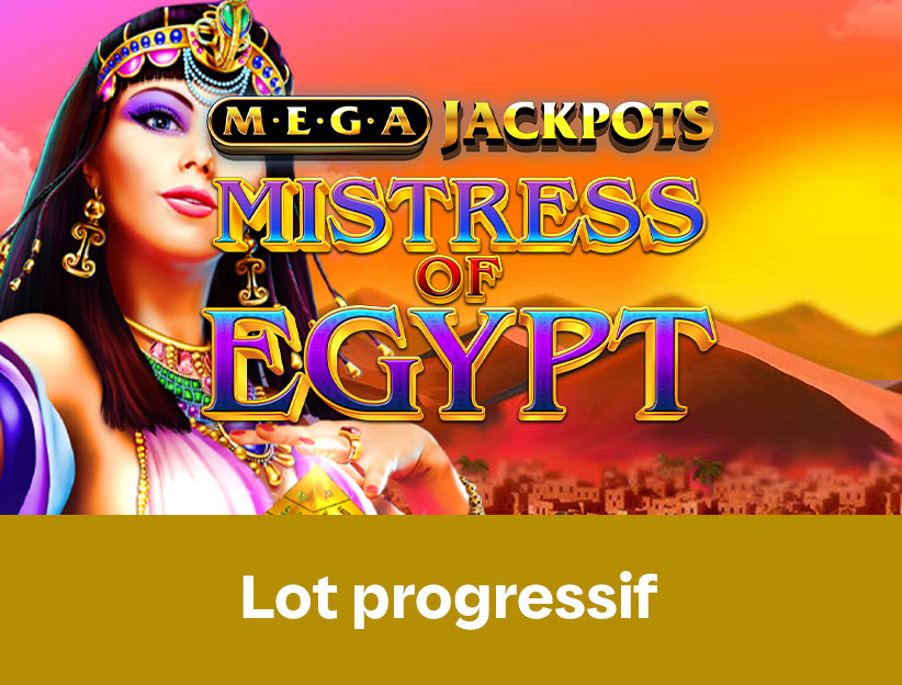 Jouer à la machine à sous en ligne MegaJackpots Mistress of Egypt sur lotoquebec.com