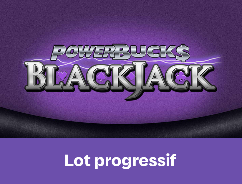 Jouer au jeu en ligne Powerbucks Blackjack sur lotoquebec.com