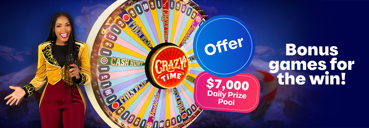 Crazy Time, Loto-Québec online promotional offer, lotoquebec.com