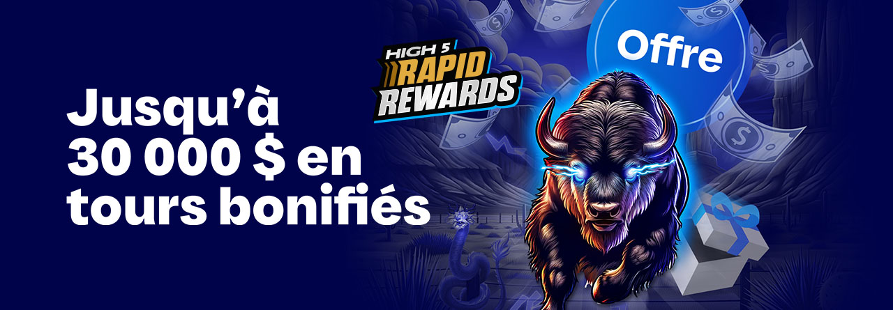 Rapid Rewards, offre promotionnelle en ligne de Loto-Québec, lotoquebec.com