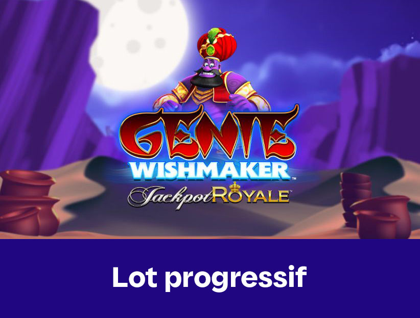 Jouer à la machine à sous en ligne Genie Wishmaker Jackpot Royale sur lotoquebec.com