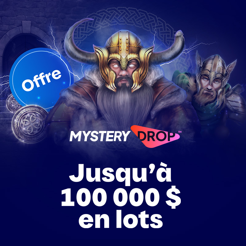 Mystery Drop, offre promotionnelle en ligne de Loto-Québec, lotoquebec.com