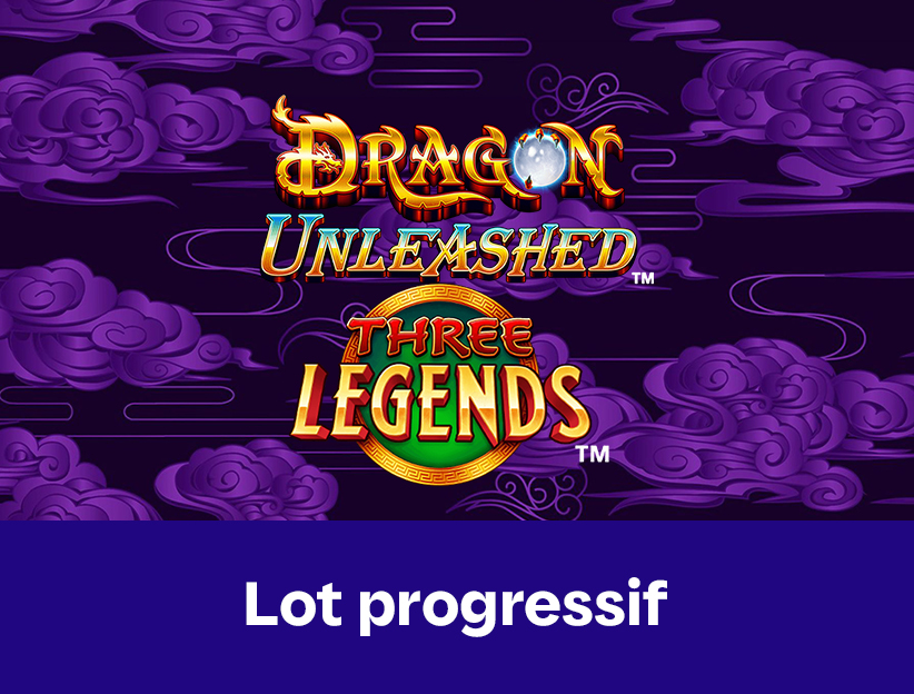 Jouer à la machine à sous en ligne Dragon Unleashed Three Legends sur lotoquebec.com