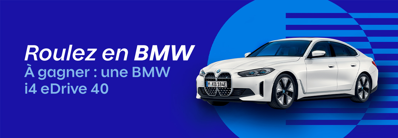 Roulez en BMW, promotion de Loto-Québec