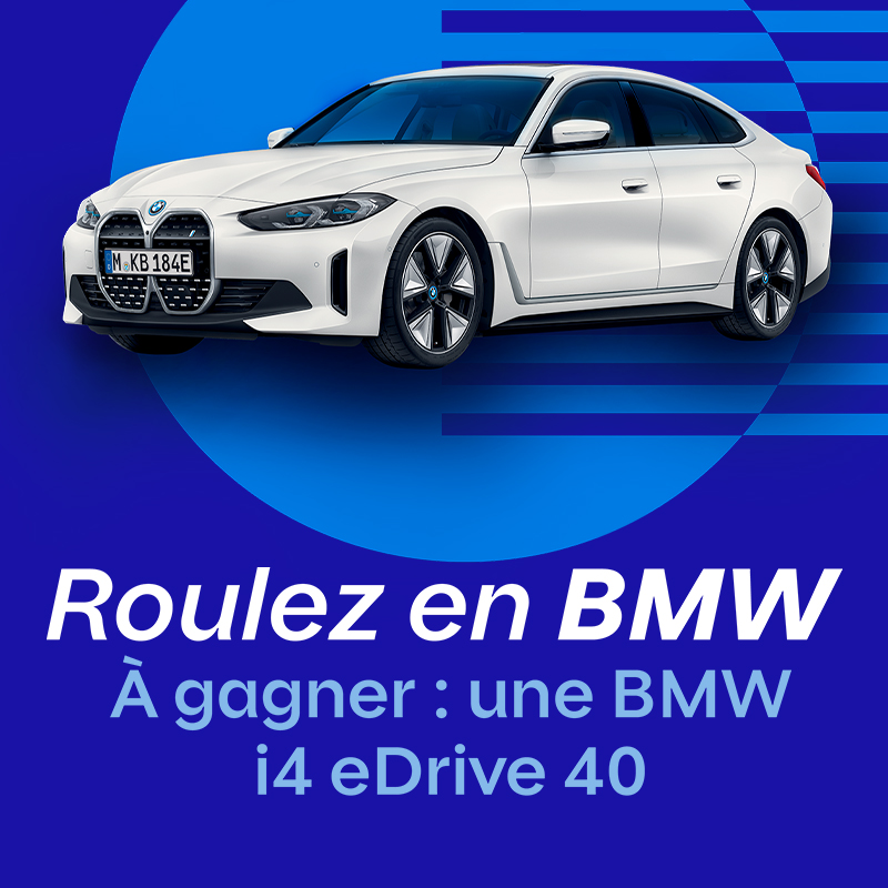 Roulez en BMW, promotion de Loto-Québec