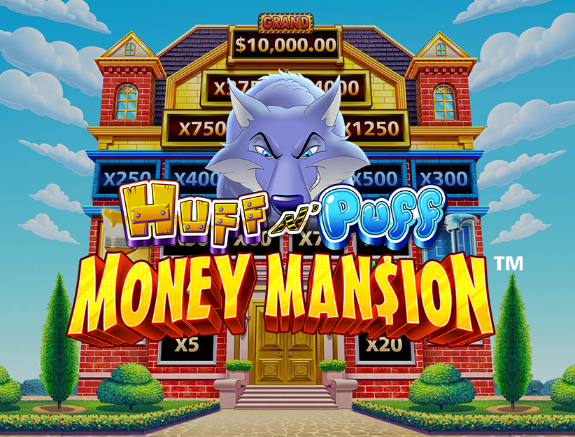Jouer à la machine à sous en ligne Huff N’ Puff Money Mansion sur lotoquebec.com