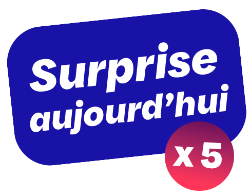 Surprise aujourd'hui, Promo Du plaisir à dérober, promotion en ligne de Loto-Québec, lotoquebec.com