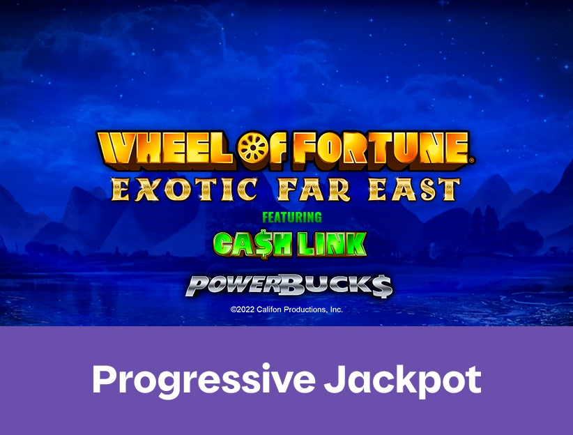 Play the Powerbucks Wheel of Fortune Exotic Far East slot online slot on lotoquebec.com