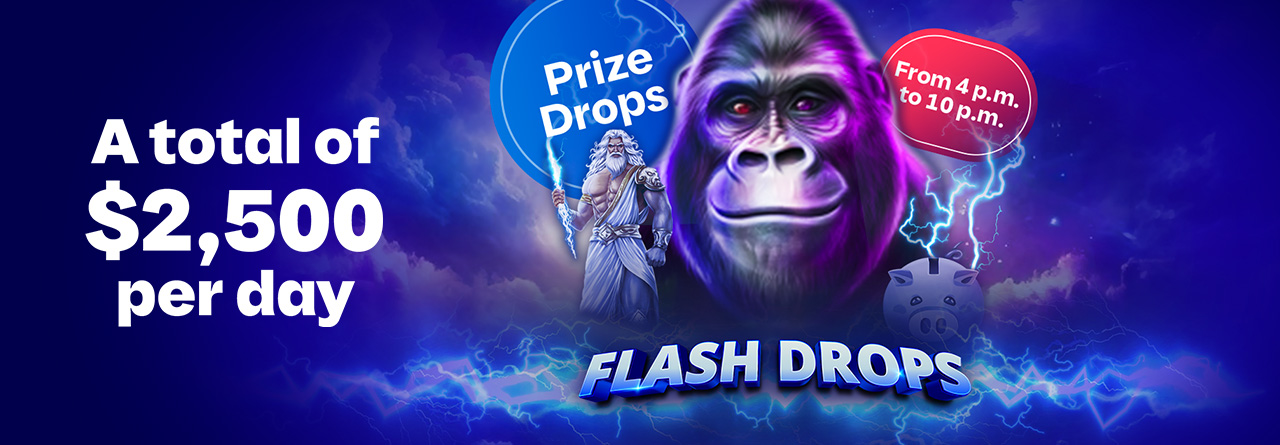 Flash Drops, Loto-Québec online offer, lotoquebec.com