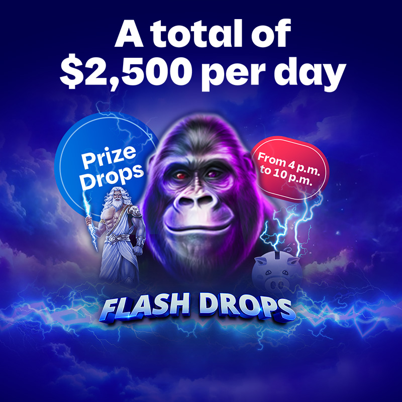 Flash Drops, Loto-Québec online offer, lotoquebec.com