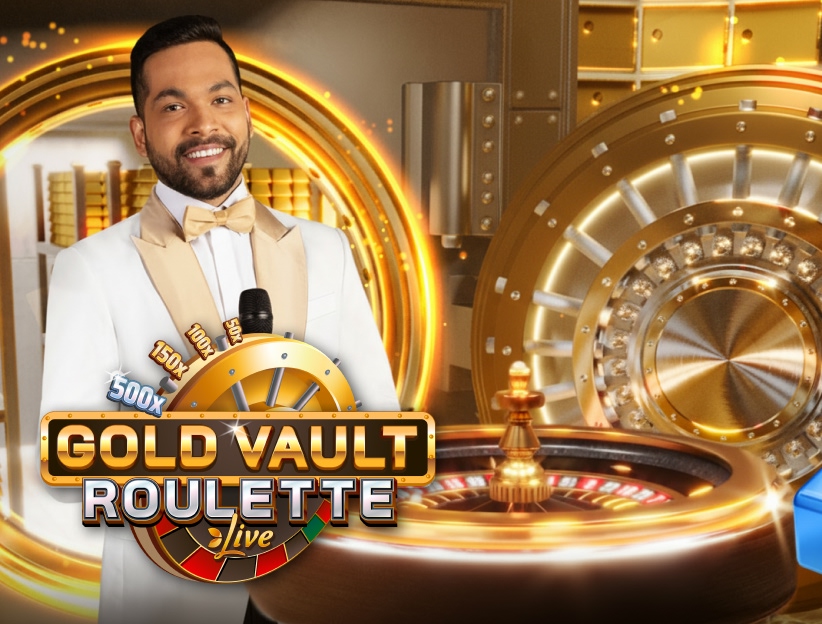 Play the Live Casino game Gold Vault Roulette on lotoquebec.com