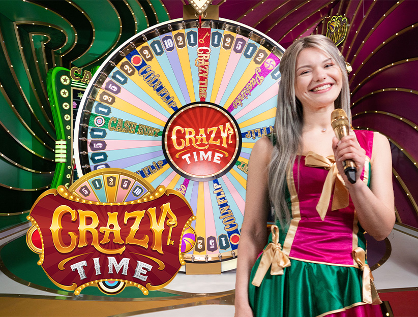 Jouer au jeu de Casino en direct en ligne Crazy Time sur lotoquebec.com