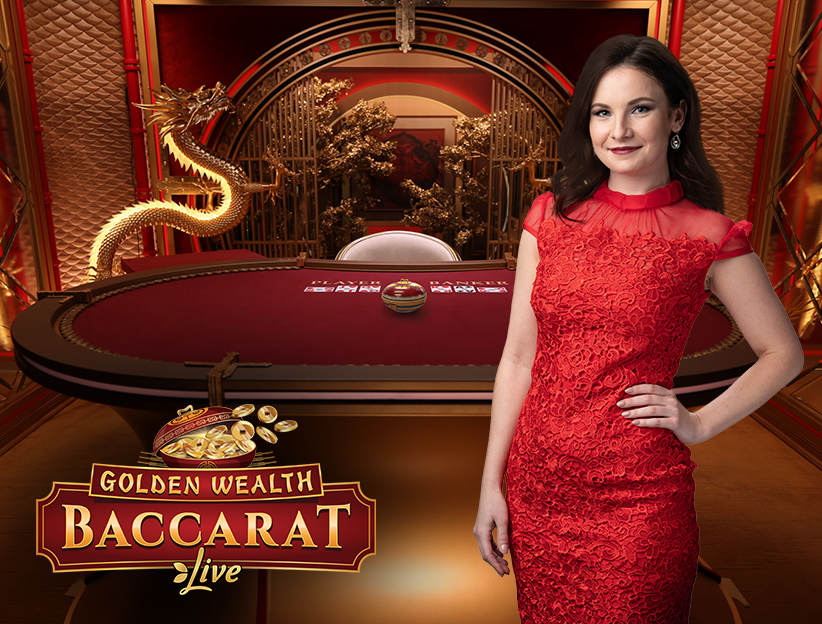 Jouer au jeu de Casino en direct en ligne Golden Wealth Baccarat sur lotoquebec.com