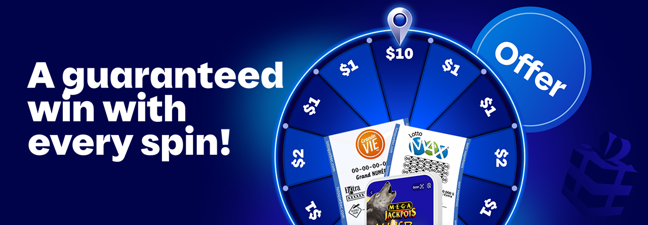 Prize Wheel, Loto-Québec online promo offer, lotoquebec.com