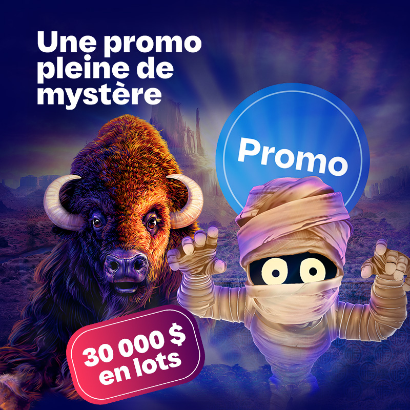 La promo pleine de mystère, promotion en ligne de Loto-Québec, lotoquebec.com