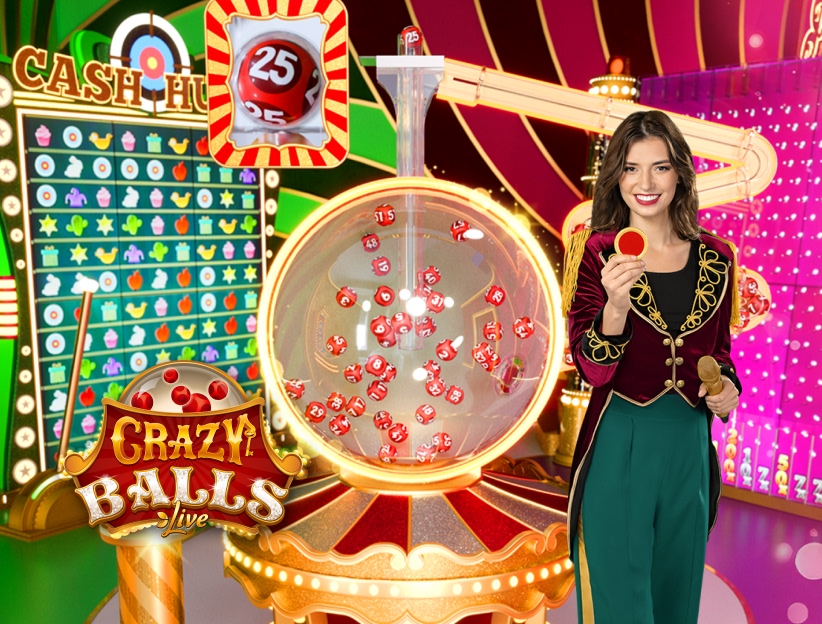Play the Crazy Balls online live casino game on lotoquebec.com