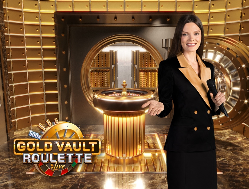 Play the Gold Vault Roulette online live casino game on lotoquebec.com