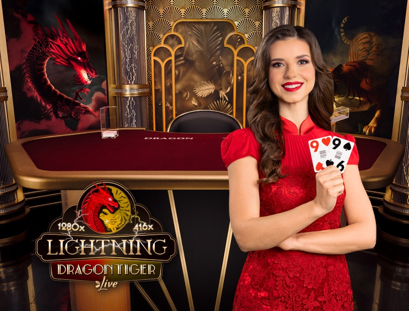 Play the Lightning Dragon Tiger online live casino game on lotoquebec.com