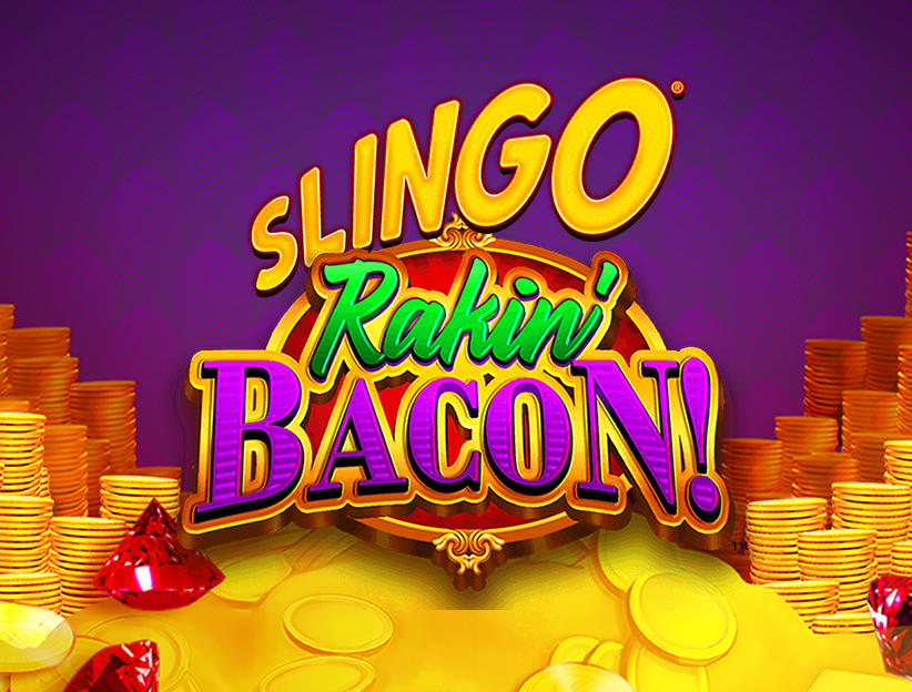 Jouer à la machine à sous en ligne Slingo Rakin’ Bacon sur lotoquebec.com