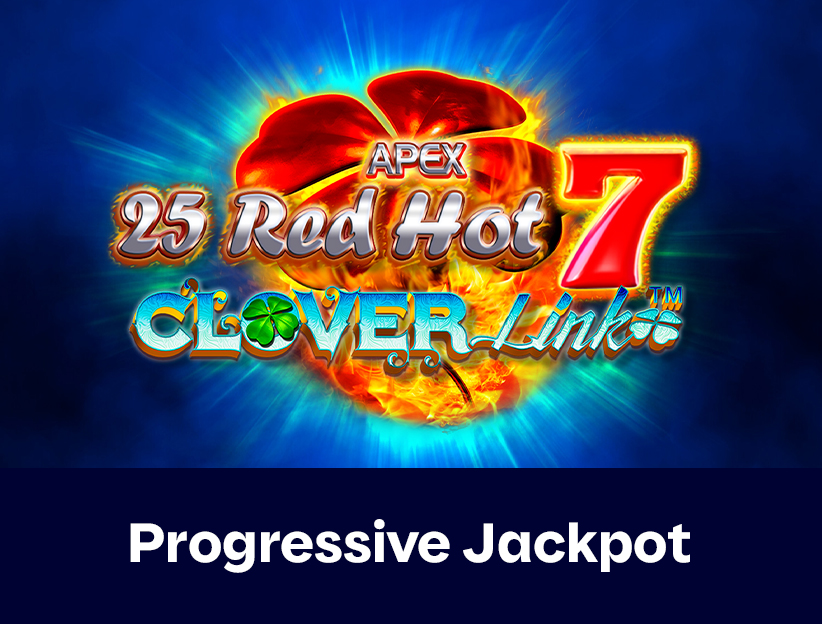 Play the 25 Red Hot 7 Clover Link online slot on lotoquebec.com