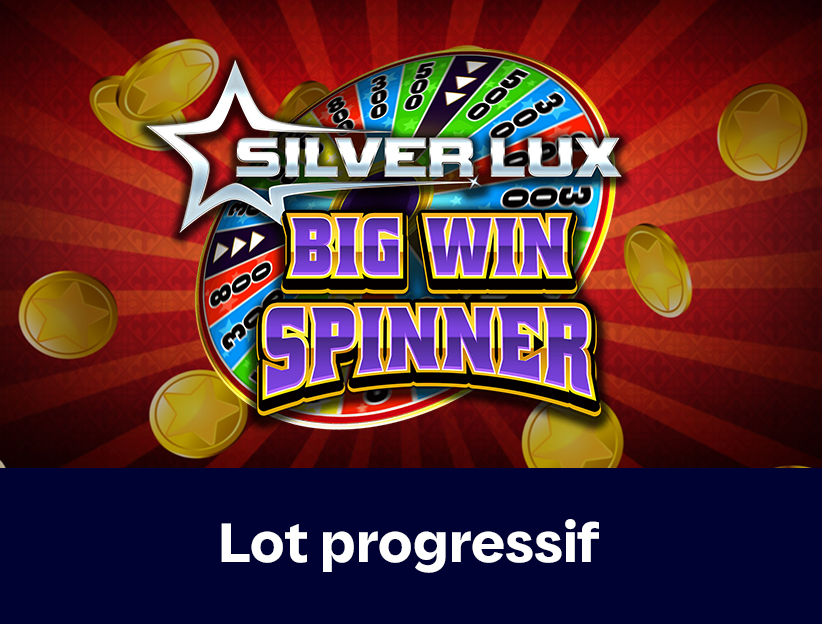 Jouer à la machine à sous en ligne Silver Lux: Big Win Spinner sur lotoquebec.com