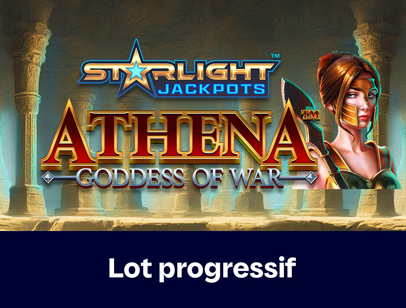 Jouer à la machine à sous en ligne Starlight Jackpots Athena Goddess of War sur lotoquebec.com