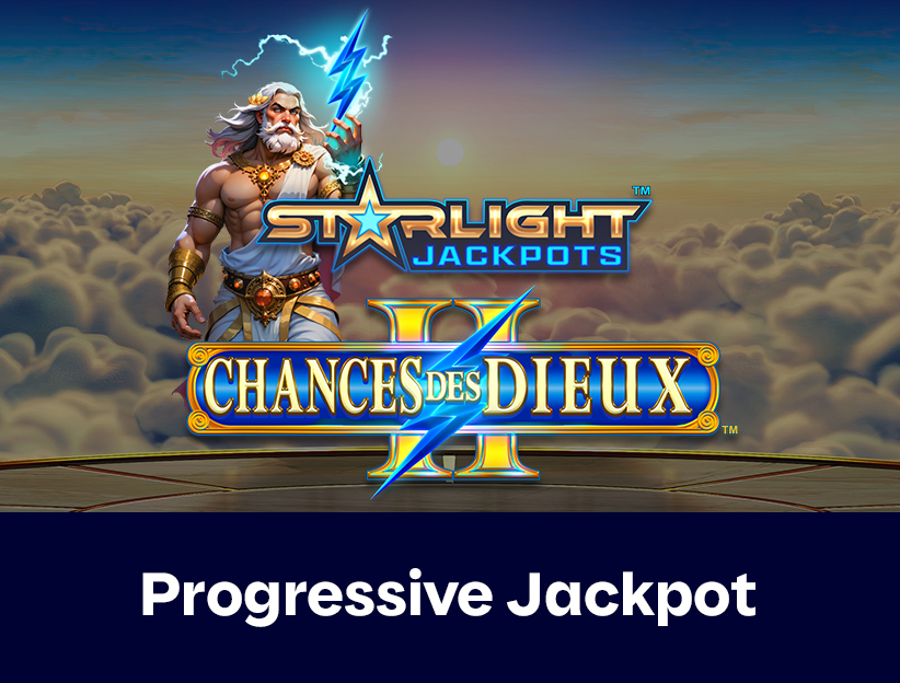 Play the Starlight Jackpots Chances Des Dieux 2 online slot on lotoquebec.com