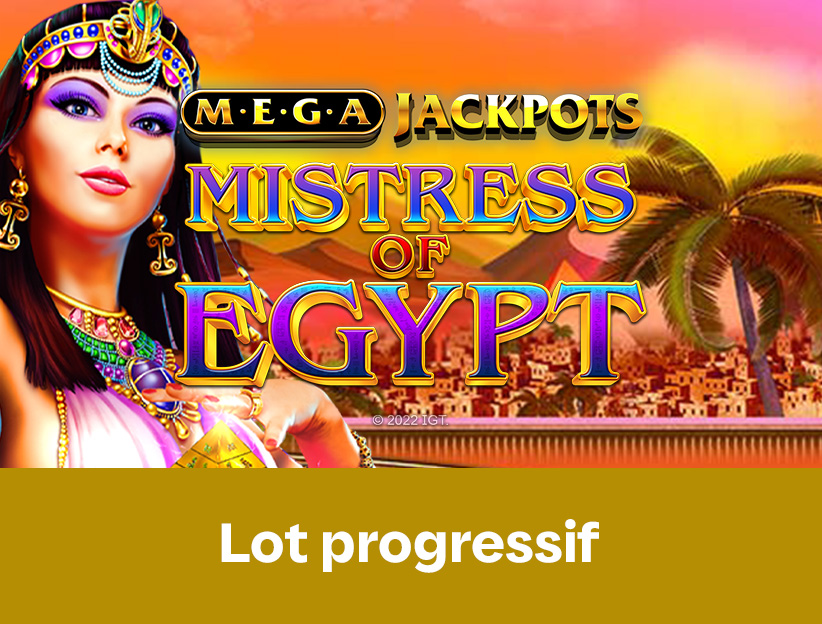 Jouer à la machine à sous en ligne MegaJackpots Mistress of Egypt sur lotoquebec.com
