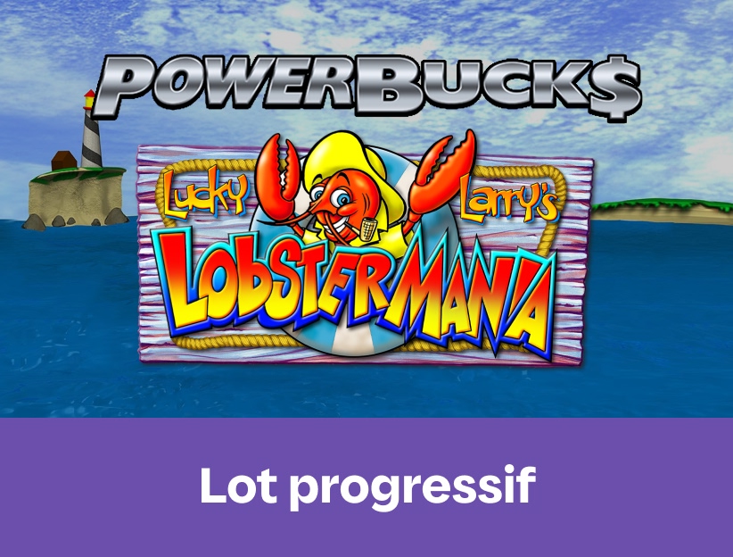 Jouer à la machine à sous en ligne Powerbucks Lucky Larry’s Lobstermania sur lotoquebec.com