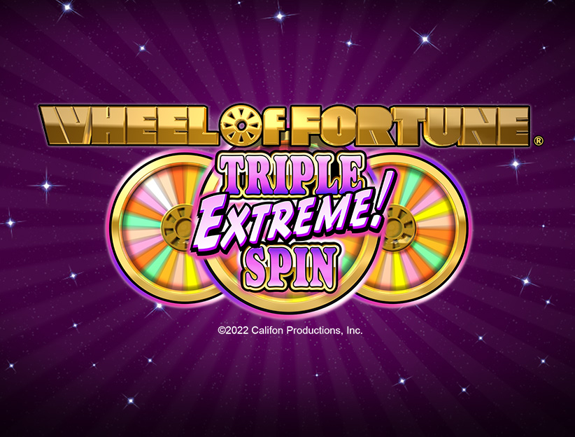 Jouer à la machine à sous en ligne Wheel of Fortune Triple Extreme Spin sur lotoquebec.com