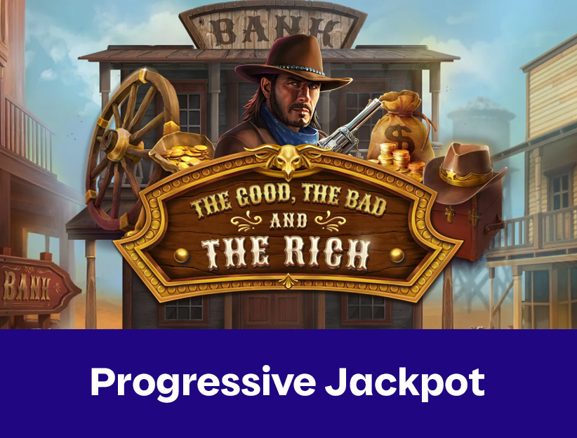 Play the The Good, The Bad and The Rich online slot on lotoquebec.com