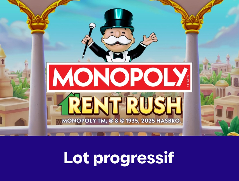 Jouer à la machine à sous en ligne MONOPOLY Rent Rush sur lotoquebec.com