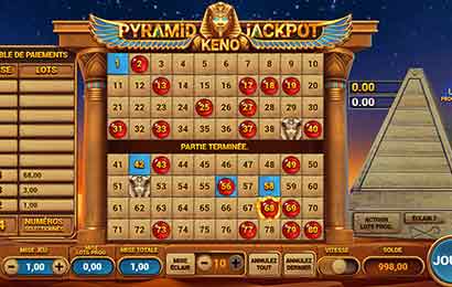 Pyramid Jackpot Keno™