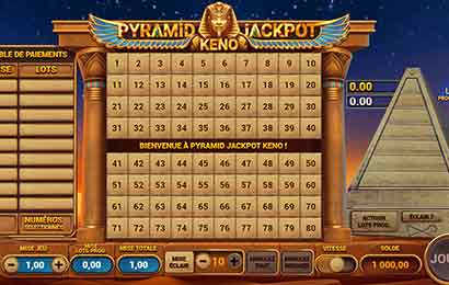 Pyramid Jackpot Keno™