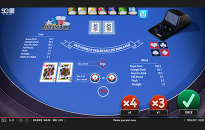 ultimate texas holdem online game